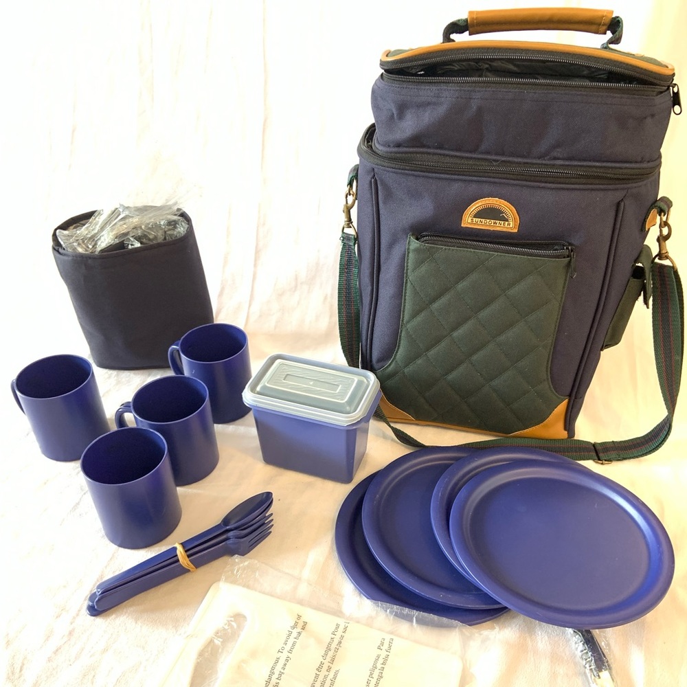 Off grid / hiking / fishing / survival / travel picnic bag 🧺